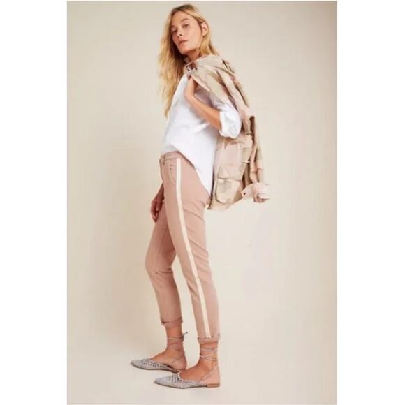 Ag Adriano Goldschmied Pants - AG DENIM Anthropologie Adriano Goldschmied The Caden Side Stripe Trouser // 26